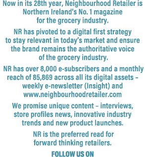 Now in its 28th year, Neighbourhood Retailer is Northern Ireland s No  1 magazine for the grocery industry  NR has pi   