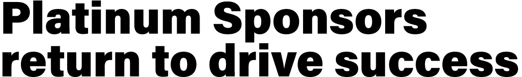 Platinum Sponsors return to drive success