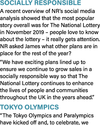 Socially responsible A recent overview of NR s social media analysis showed that the most popular story overall was f   