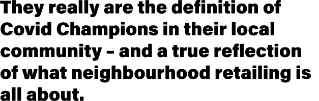 They really are the definition of Covid Champions in their local community   and a true reflection of what neighbourh   