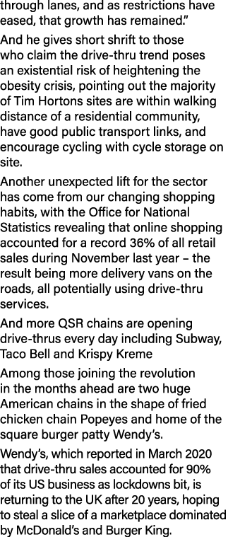 through lanes, and as restrictions have eased, that growth has remained   And he gives short shrift to those who clai   