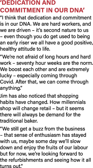  Dedication and commitment in our DNA   I think that dedication and commitment is in our DNA  We are hard workers, an   