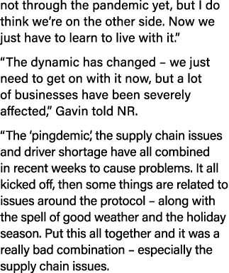 not through the pandemic yet, but I do think we re on the other side  Now we just have to learn to live with it    Th   