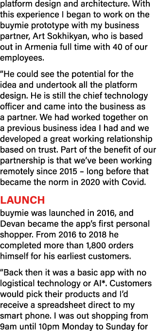 platform design and architecture  With this experience I began to work on the buymie prototype with my business partn   