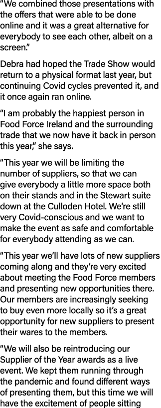  We combined those presentations with the offers that were able to be done online and it was a great alternative for    