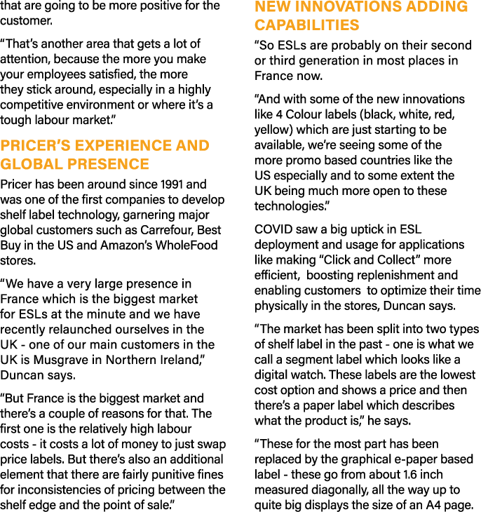 that are going to be more positive for the customer   That s another area that gets a lot of attention, because the m   