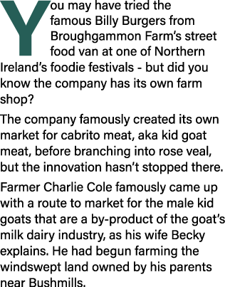 You may have tried the famous Billy Burgers from Broughgammon Farm s street food van at one of Northern Ireland s foo   