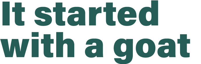 It started with a goat