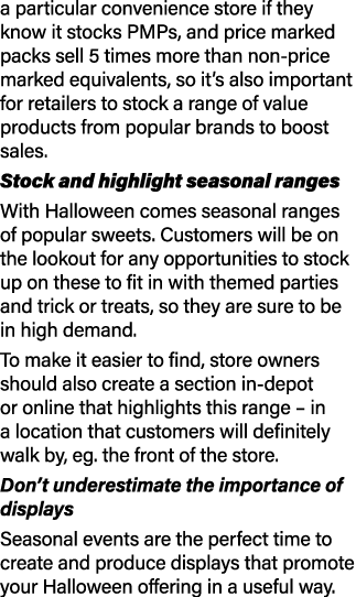 a particular convenience store if they know it stocks PMPs, and price marked packs sell 5 times more than non-price m   