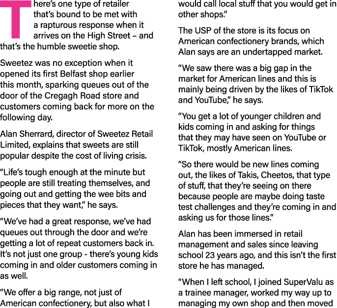 T here s one type of retailer that s bound to be met with a rapturous response when it arrives on the High Street   a   