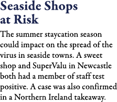 Seaside Shops at Risk The summer staycation season could impact on the spread of the virus in seaside towns  A sweet    
