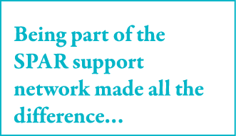 Being part of the SPAR support network made all the difference 