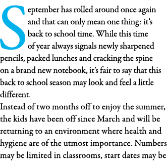 September has rolled around once again and that can only mean one thing: it s back to school time  While this time of   