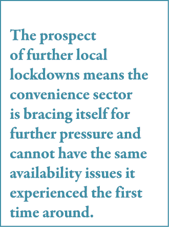 The prospect of further local lockdowns means the convenience sector is bracing itself for further pressure and canno   