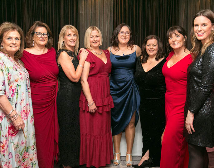 Gail Boyd, Jennifer Clarke, Kathy Cullen, Elaine Williams, Charlotte Kirkpatrick, Danielle Lear, Pauline Elliott, Charlotte Creighton