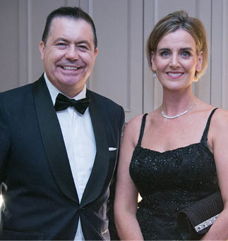 Glyn Roberts and Helen Wall