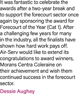 It was fantastic to celebrate the awards after a two year break and to support the forecourt sector once again by spo...