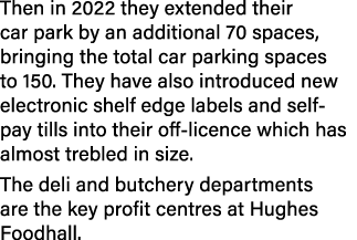 Then in 2022 they extended their car park by an additional 70 spaces, bringing the total car parking spaces to 150. T...