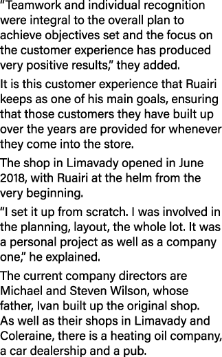 “Teamwork and individual recognition were integral to the overall plan to achieve objectives set and the focus on the...