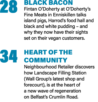 28 Black bacon Fintan O Doherty at O Doherty s Fine Meats in Enniskillen talks island pigs, Harrod's food hall and bl   
