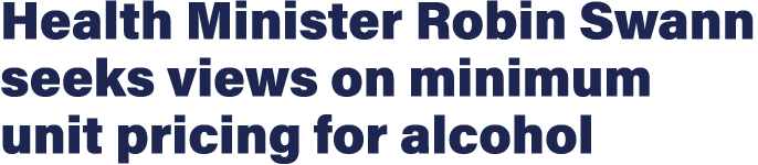 Health Minister Robin Swann seeks views on minimum unit pricing for alcohol