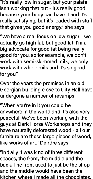  It s really low in sugar, but your palate isn t working that out - it s really good because your body can have it an   