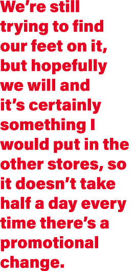 We re still trying to find our feet on it, but hopefully we will and it s certainly something I would put in the othe   