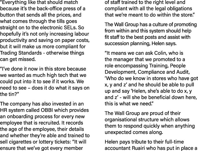  Everything like that should match because it s the back-office press of a button that sends all the prices, and what   