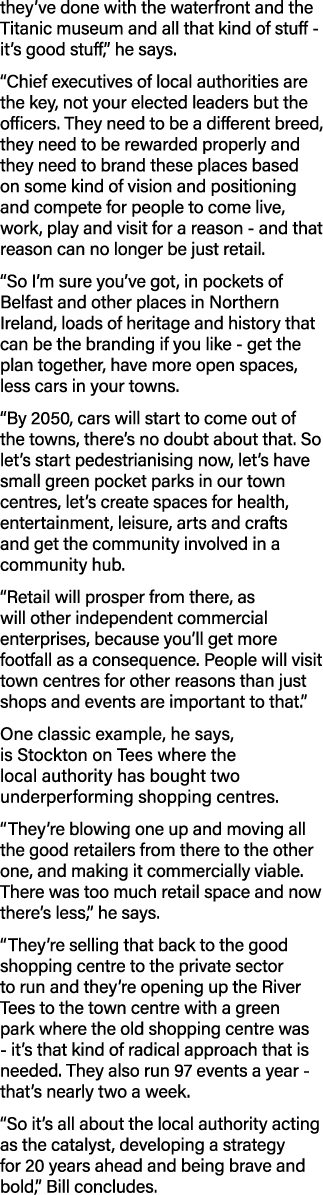 they ve done with the waterfront and the Titanic museum and all that kind of stuff - it s good stuff,  he says   Chie   
