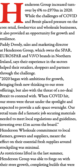 Henderson Group increased turnover by 6% to  970m in 2020  While the challenges of COVID and Brexit placed pressure o   