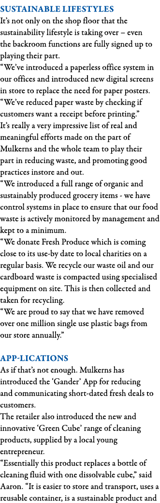 Sustainable lifestyles It s not only on the shop floor that the sustainability lifestyle is taking over   even the ba   