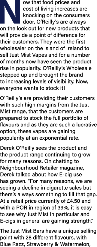 Now that food prices and cost of living increases are knocking on the consumers door, O Reilly s are always on the lo   