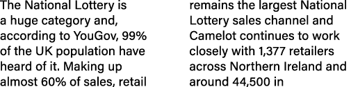 The National Lottery is a huge category and, according to YouGov, 99% of the UK population have heard of it  Making u   