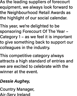 As the leading suppliers of forecourt equipment, we always look forward to the Neighbourhood Retail Awards as the hig   