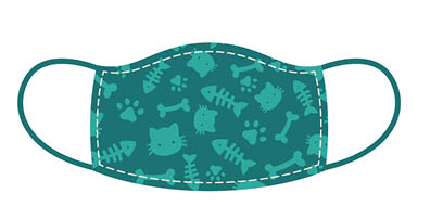 Medical mask  Cartoon respirators with kids prints  Isolated fashionable medical face accessories set  Coronavirus pandemic prevention  Quarantine safety  Vector protective clothes