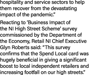 hospitality and service sectors to help them recover from the devastating impact of the pandemic   Reacting to  Busin   