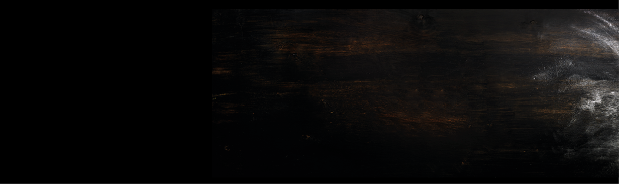 Banner  Baking background with free space for your text  Rolling pin and flour on black table  Copy space  Top view