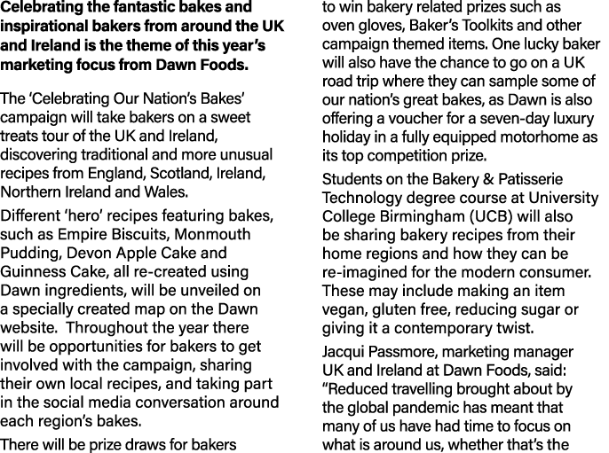 Celebrating the fantastic bakes and inspirational bakers from around the UK and Ireland is the theme of this year s m   