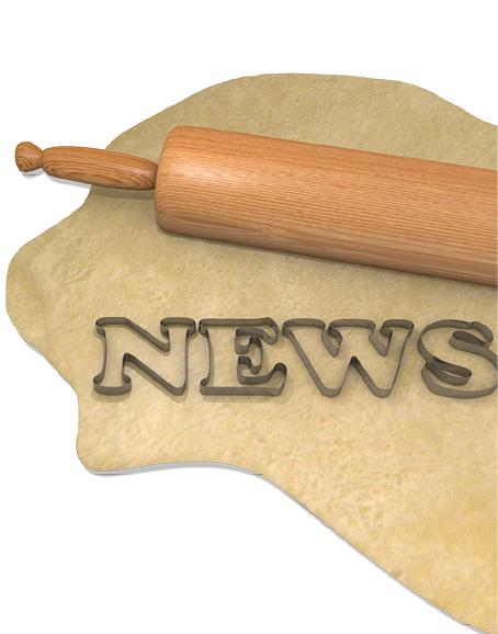 baking news 3d graphic