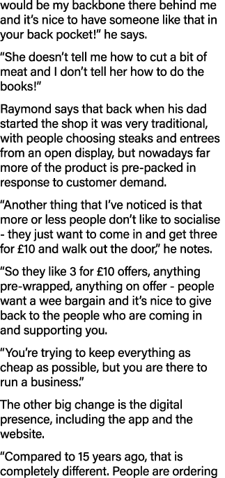 would be my backbone there behind me and it s nice to have someone like that in your back pocket   he says   She does   