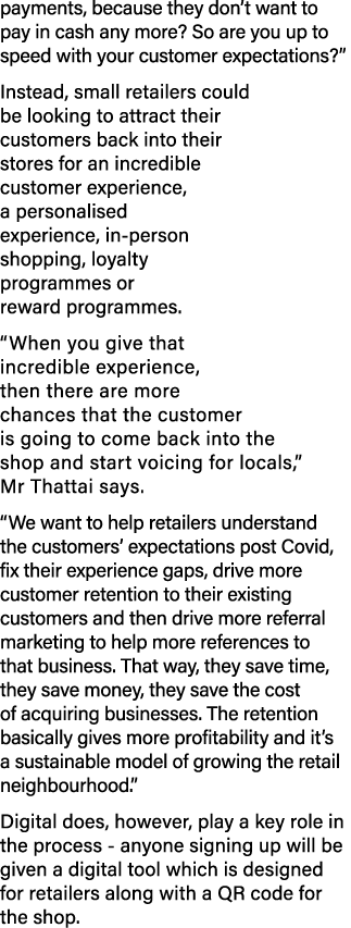 payments, because they don t want to pay in cash any more  So are you up to speed with your customer expectations   I   