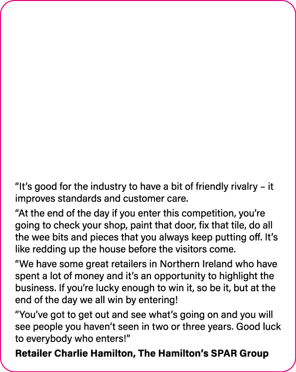  It s good for the industry to have a bit of friendly rivalry   it improves standards and customer care   At the end    