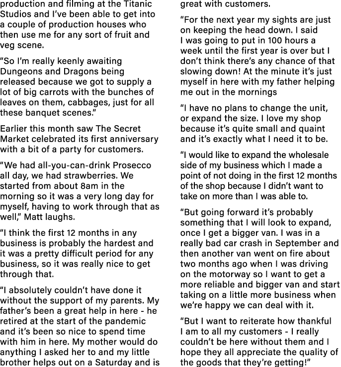 production and filming at the Titanic Studios and I ve been able to get into a couple of production houses who then u   