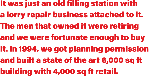 It was just an old filling station with a lorry repair business attached to it  The men that owned it were retiring a   