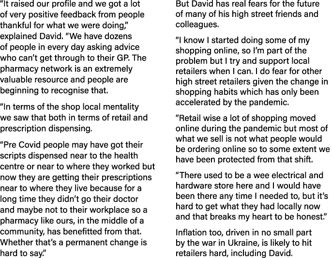  It raised our profile and we got a lot of very positive feedback from people thankful for what we were doing,  expla   