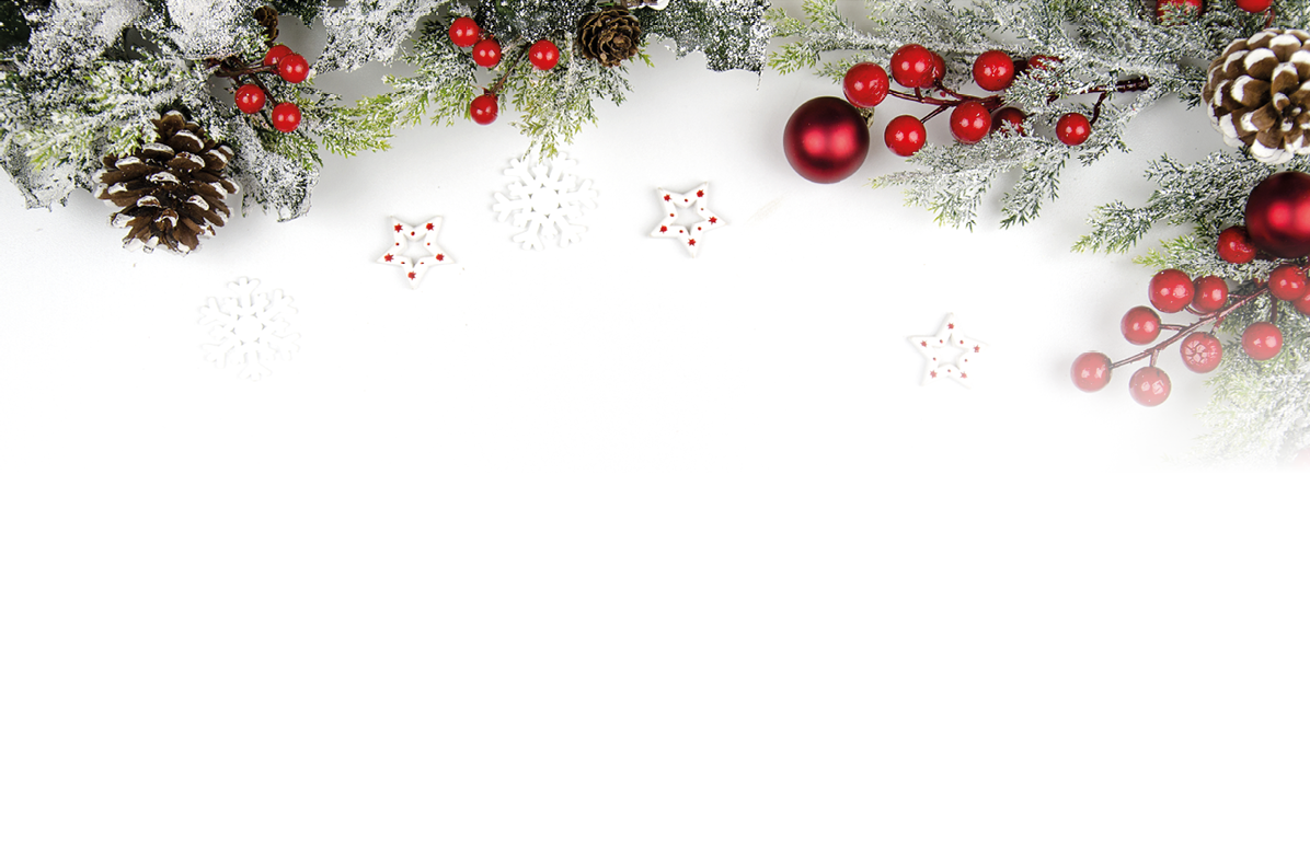 Christmas mockup layout with copy space  Flat lay trandy concept 