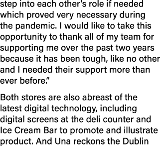 step into each other s role if needed which proved very necessary during the pandemic  I would like to take this oppo   