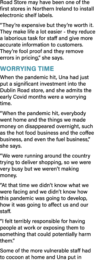 Road Store may have been one of the first stores in Northern Ireland to install electronic shelf labels   They re exp   