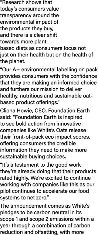  Research shows that today s consumers value transparency around the environmental impact of the products they buy, a   