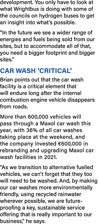 development  You only have to look at what Wrightbus is doing with some of the councils on hydrogen buses to get an i   